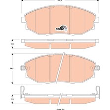 Sbp Chevrolet Epica Ön Fren Balatası 2006-2012