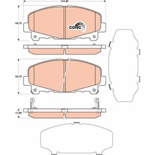 Sbp Honda Accord Ön Fren Balatası 2008-2015