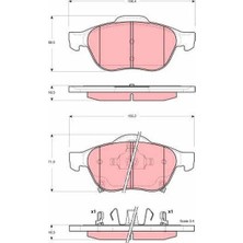 Daiwa Toyota Avensis Ön Fren Balatası 1998-2004
