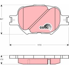Sbp Toyota Corolla Ön Fren Balatası 2001-2007