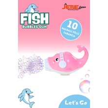 Hak-İş Oyuncak Fish Çok Delikli Pilli Köpük Atan Tabanca Oyuncağı Bubble Gun