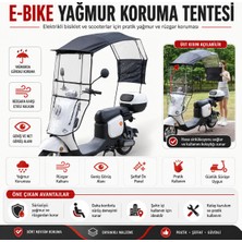 Türkmopet E Bike - Scooter Çok Fonksiyonel Rüzgarlık Tente