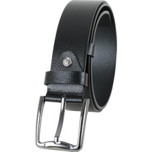 Modarar Erkek Hakiki Deri Kemer Siyah Renk 3.5 cm RAR01445