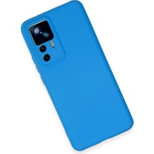 Hobibahçem Mi 12T Pro Kılıf Nano Içi Kadife Silikon - Mavi