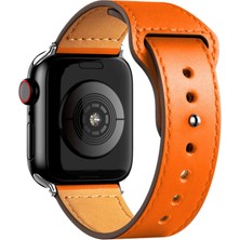 Hobibahçem Watch 42MM KR415 Luaz Deri Kordon - Turuncu