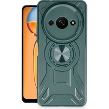 Hobibahçem Redmi A3 4g Kılıf Lincoln Silikon - Koyu Yeşil