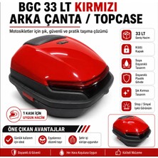 Bgc Motosiklet Çantası Universal Arka Çanta 33 Lt