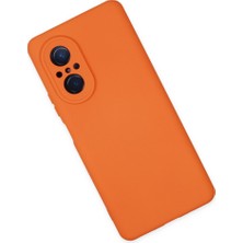 Hobibahçem Nova 9 Se Kılıf Nano Içi Kadife Silikon - Turuncu