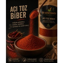 Öz Güneydoğu Baharat Acı Toz Biber 100 gr | %100 Doğal, Taze ve Katkısız (Yoğun Acılık ve Evlik Kullanım)