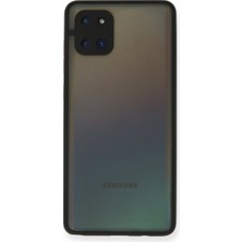 Hobibahçem Galaxy A81 / Note 10 Lite Kılıf Montreal Silikon Kapak - Siyah