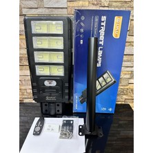 farissu 1600W Solar LED Sokak Lambası - 57 cm Bahçe ve Park Aydınlatma Armatürü (Her Şey Dahil Paket)