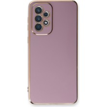 Hobibahçem Galaxy A53 5g Kılıf Volet Silikon - Mor