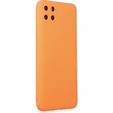 Hobibahçem Realme C11 Kılıf Nano Içi Kadife Silikon - Turuncu