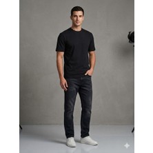 Centilmen Vaganza Modern Fit Siyah Erkek Basic T-Shirt 1000
