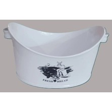 Patara Baskılı Metal Ekmeklik,ekmek Sepeti