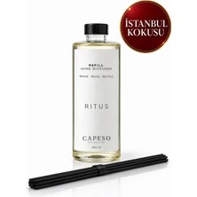 Capeso RITUS 250 ml Çubuklu Oda Kokusu Yedek Şişe (Refill) İstanbul Kokusu – 5 Adet Çubuk Seti Dahil
