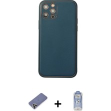 Marsilyan™- iPhone 12 Pro Max Kılıf Yadigar Klasik - Siyah Joko Magic 5d Cam + Metal Kamera Lens Koruma Cam - Gd