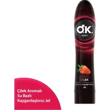 Okey Çilek Aromalı Jel Kayganlaştırıcı 100 ml
