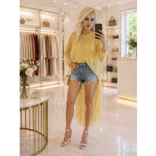 Butik Yeşil Alt Tonlu Sarı Ithal Kuyruklu Tasarım Üst ✨