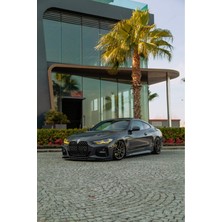 TMZ Garage Bmw 4 Serisi G22 Coupe 2020+ M Paket Body Kit Seti Ön Lip Marşpiyel Difüzör Spoiler Flap