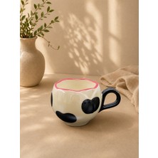 Yzhome Acar Porselen Lüks Desenli Kahve Meşrubat Çay Bardağı Bardak Kupa 325ML