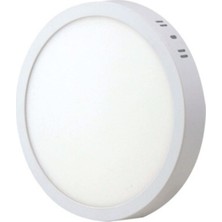 Empressco Yüksek Parlaklık 24W Yuvarlak Beyaz Sıva Üstü LED Panel Armatür