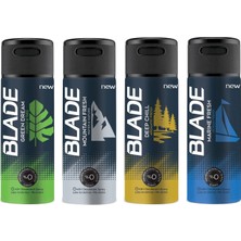 Blade Deodorant 150 ml Erkek 4 Lü Karma Paket