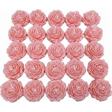 Karakız Hediyelik Şakayik Mum Ateşi Pembe 25'li Paket