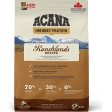 Acana Highest Protein (Yüksek Protein) Ranchlands Köpek Maması 2kg
