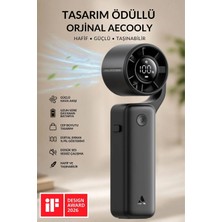 Aecooly Portatif Soğutucu El Fanı Aecooly  LED Göstergeli Mini Şarjlı Vantilatör