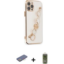 Marsilyan™- iPhone 12 Pro Max Kılıf Nova Işık Prime - Siyah Joko Magic 5d Hayalet Cam + Renkli Kamera Lens Koruma Cam - Mı