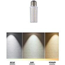 Empressco E27 12W LED Ampul, 2700K-6500K, Beyaz/sarı/günışığı, 1000-1999 Lümen