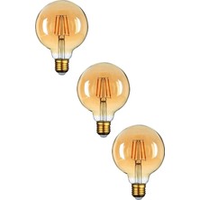 Empressco E27 G95 Rustik LED Ampul 220V, 4W, Şık ve Enerji Tasarruflu Aydınlatma