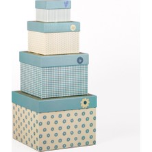 Decobox Bebek/çocuk Hediye Kutu Seti (4 Lü Set)