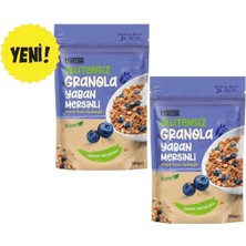Harras Yaban Mersinli Granola Glutensiz Ilave Şekersiz 300 gr 2 Adet (Toplam 600 Gr)