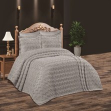 Veramoni Soft Zebra Çift Kişilik Yatak Örtüsü Battal Boy