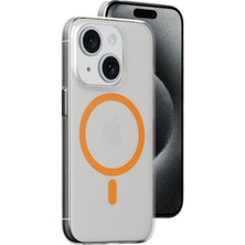 Glblseme Newface Iphone 14 Kılıf Bubble Magsafe Kapak - Turuncu