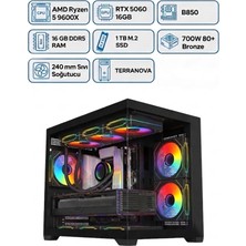 TERRANOVA RYZEN 5 9600X İŞLEMCİ MSI B850 ANAKART