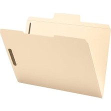Ohbe Express Supertab® Sık Dokunmuş Dosya Klasörü, 2 Bağlantı Elemanı, Büyük Boy Güçlendirilmiş 1/3 Kesim Tab, Kılavuz Yüksekliği, Yasal Boyut, Manila, Kutu Başına 50 (19545)