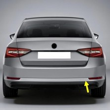 Ohbe Express Arka Tampon Çeki Demiri Kapağı 3V5807441 Superb Sedan ile Uyumlu 2016-2019