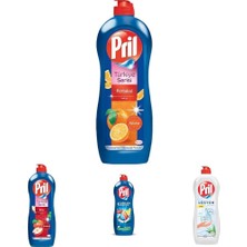 Ohbe Express Pril Elde Yıkama Sıvı Bulaşık Deterjanı 4'lü Set Adana Portakalı Amasya Elması Limon Aloe