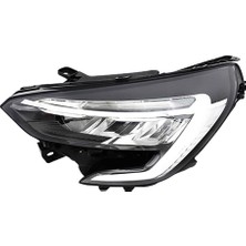 Ohbe Express Far Sağ Motorlu LED Siyah Çıtalı Renault Clio V Hatcback 20-23 Model Ballast Beyin Dahil Ayf 202348
