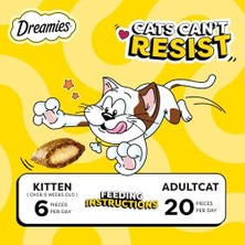 Ohbe Express Dreamies Kedi Ödül Maması, Tavuklu, 60 G 2li Paket
