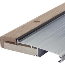 Ohbe Express M-D Building Products 78600 1-1/8-Inç x 5-5/8-Inç - 86 Inç TH394 Ayarlanabilir Alüminyum ve Parke Eşiği Inswing, Değirmen