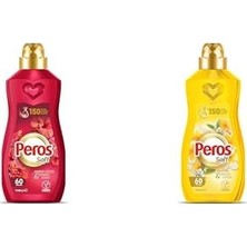 Ohbe Express Peros Seti | 1440 ml Çiçeği & Sandal Ağacı X1 + Yumuşatıcı Yasemin Saflığı 1440 ml X1