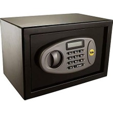 Ohbe Express LCD Ekranlı Orta Boy Kasa Y-MS0000NFP - Standart Güvenlik - Şifre - 2 Adet 6 Şifeli Anahtar - 25 x 35 x 25 cm - Siyah