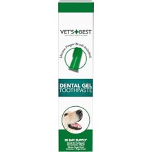 Ohbe Express Vet's Best Aloe ve Nane Özlü Köpek Diş Macunu 100 gr ve Parmak Fırça