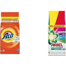 Ohbe Express Alo 10 kg Kar Çiçeği Ferahlğı Beyazlar ve Renkliler Hızlı Çözülme Toz Deterjan ve Ariel Dağ Esintisi Renklilere Özel 12 kg Hızlı Çözünme Toz Çamaşır Deterjanı