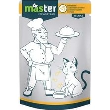 Ohbe Express Tavuk Etli Pouch Kedi Maması, 80 Gr, 24 Adet