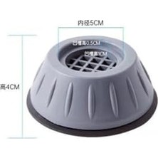 Ohbe Express Çamaşır Makinesi Titreşim Önleyici Engelleyici Stoper Takoz Gri 4 Lü Set
